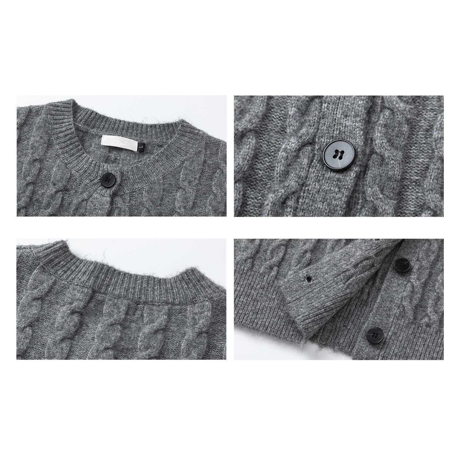 Cardigan chaqueta suéter de punto hombre viejo dinero estilo de negocios corto invierno suéter de otoño comercio exterior al por mayor transfronterizo