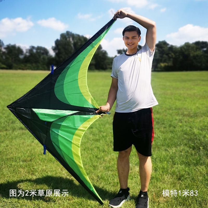 新款風箏大小草原濰坊三角易飛廠家批發大中小型長尾風箏好飛玩具