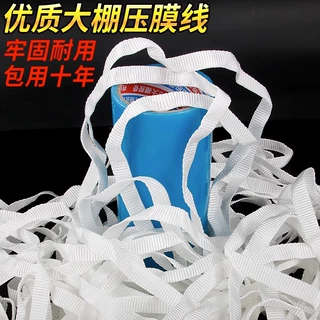 2cm加厚涤纶压膜带温室大棚房防老化压膜线农用固膜扁带大棚配件