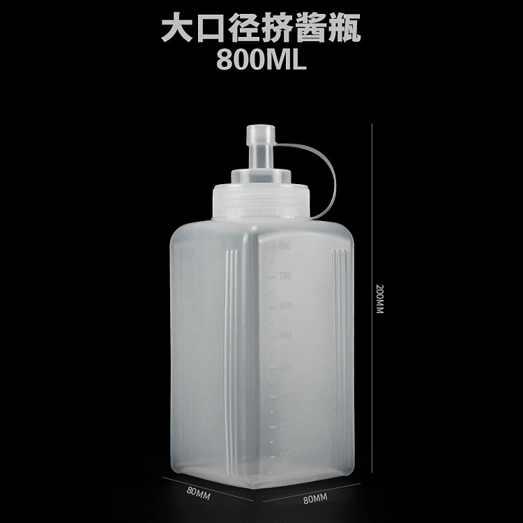 Пластик, бутылка соуса для выжимания, большая бутылка для соуса для выжимания, прямые продажи с фабрики