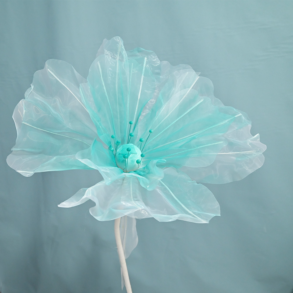 Boda hecha a mano props de fotografía flor de pantalla de seda boda decoración de fotografía escenas de diseño flor de la boda de la carretera flor de imitación de hilo
