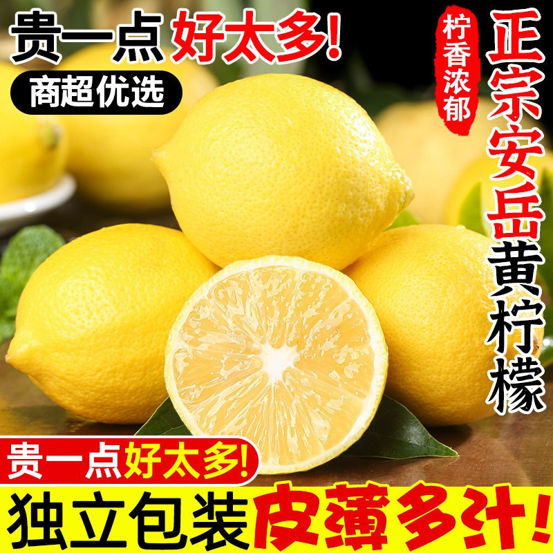 Anyue Yellow Lemon Fresh Lemon 4.5kg Hainan Lemon Special for Milk Tea Shops Small Green Lemon Green Lemon Pickled Fruit Anyue Yellow Lemon Fresh Lemon 4.5kg Hainan Lemon Special for Milk Tea Shops Small Green Lemon Green Lemon Pickled Fruit