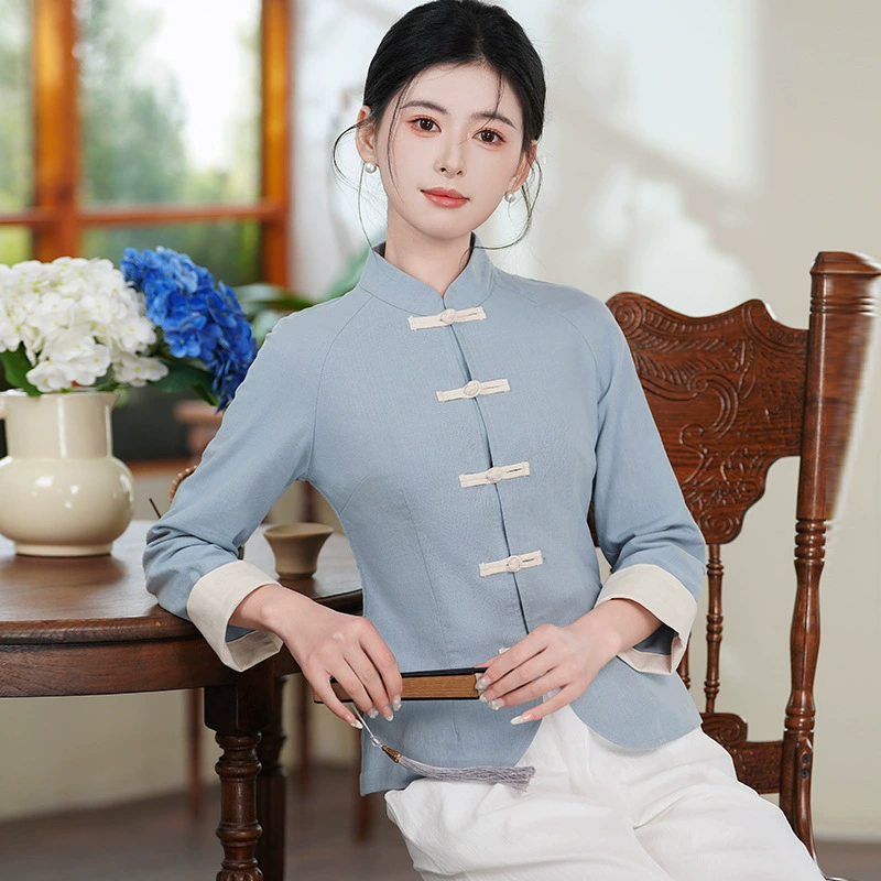 2503 Китайская медицина Центр здоровья Рабочая одежда Женская весна Летний набор Китайский Салон красоты Магазин Прижигания Техник Физиотерапии