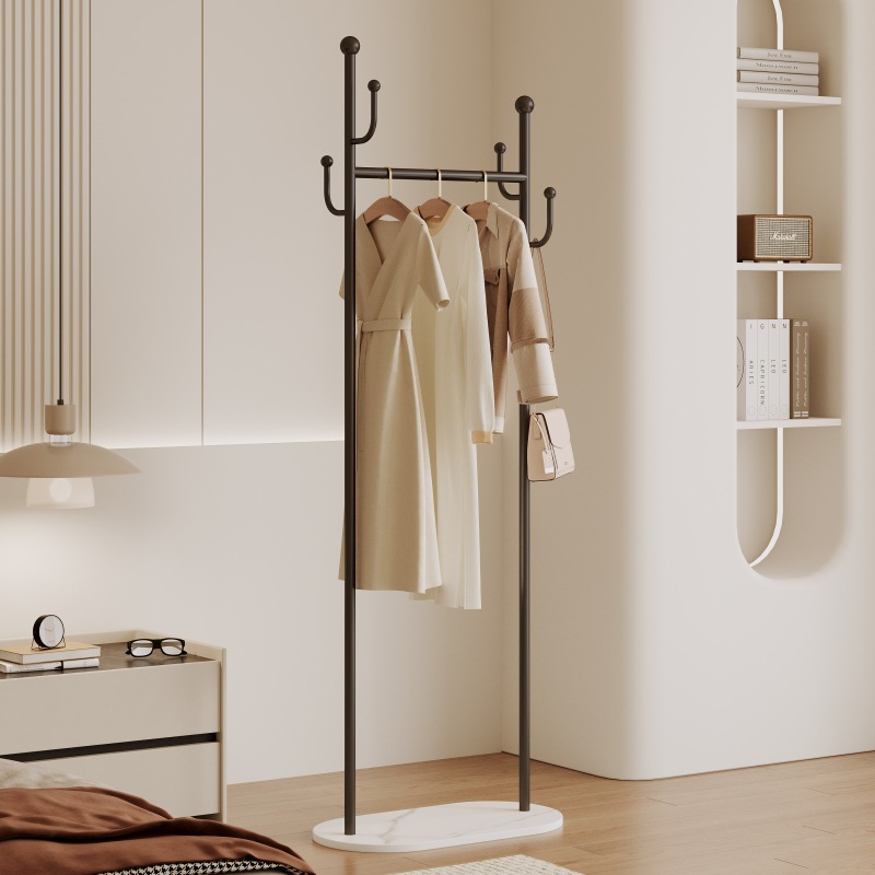 Internet Celebrant Household Vertical Hanger Floor-Standing Bedroom Home-Entry Antique Indoor Coat Rack Living Room Simple Clothes Rack