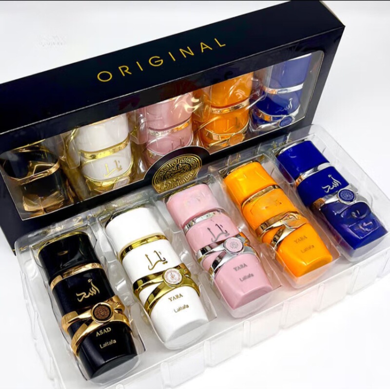 Cross-Border Popular Yara Tous Lattafa 5-Piece Box Arabian Perfume Dubai Middle East Export Same Style