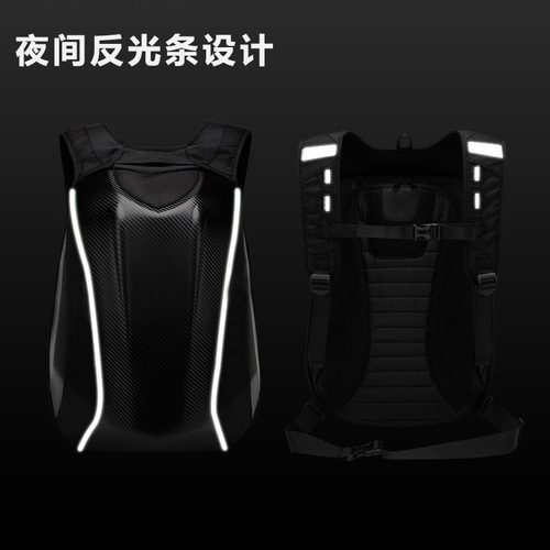 Manufacturer Direct Supply Motorcycle Dual Shoulder Backpack Rider Helmet Bag Waterproof Motorcycle Hard Shell Turtle Bag KTM Riding Bag