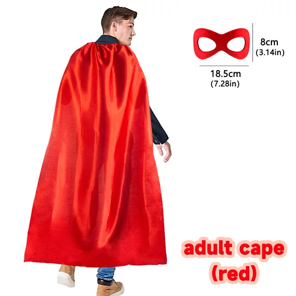 Halloween Adult Cloak Cloak Mask Set Party Costume Dress up Cosplay Men and Women Masquerade Party