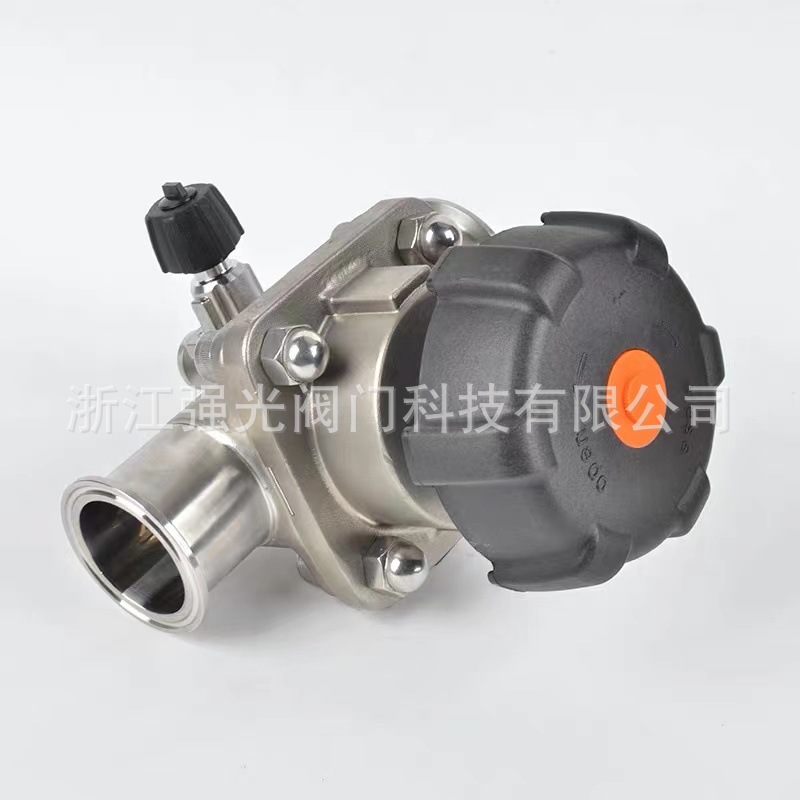 卫生级带取样隔膜阀，气动，快装，焊接，不锈钢304/316L
