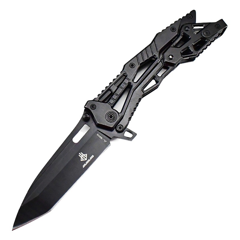 Cuchillo plegable mecánico que acampa cuchillo de bolsillo portátil cuchillo plegable al aire libre cuchillo de supervivencia autodefensa suministro directo de fábrica