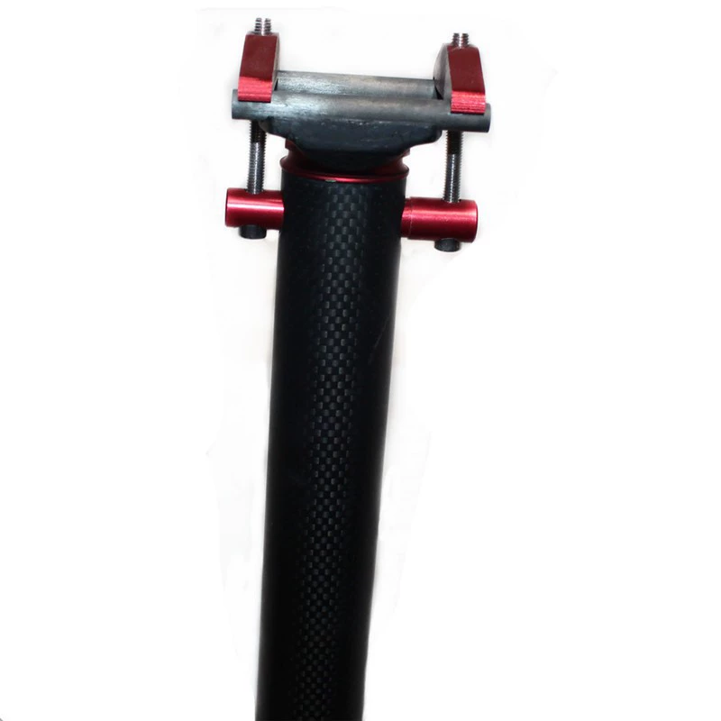 Folding bike, seat post carbon fibre