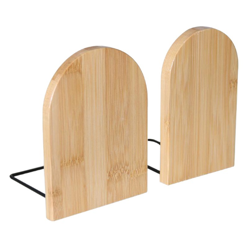 Soporte de libro de bambú creativo escritorio almacenamiento estantería estudiante escritorio libro titular libro soporte de libro de madera