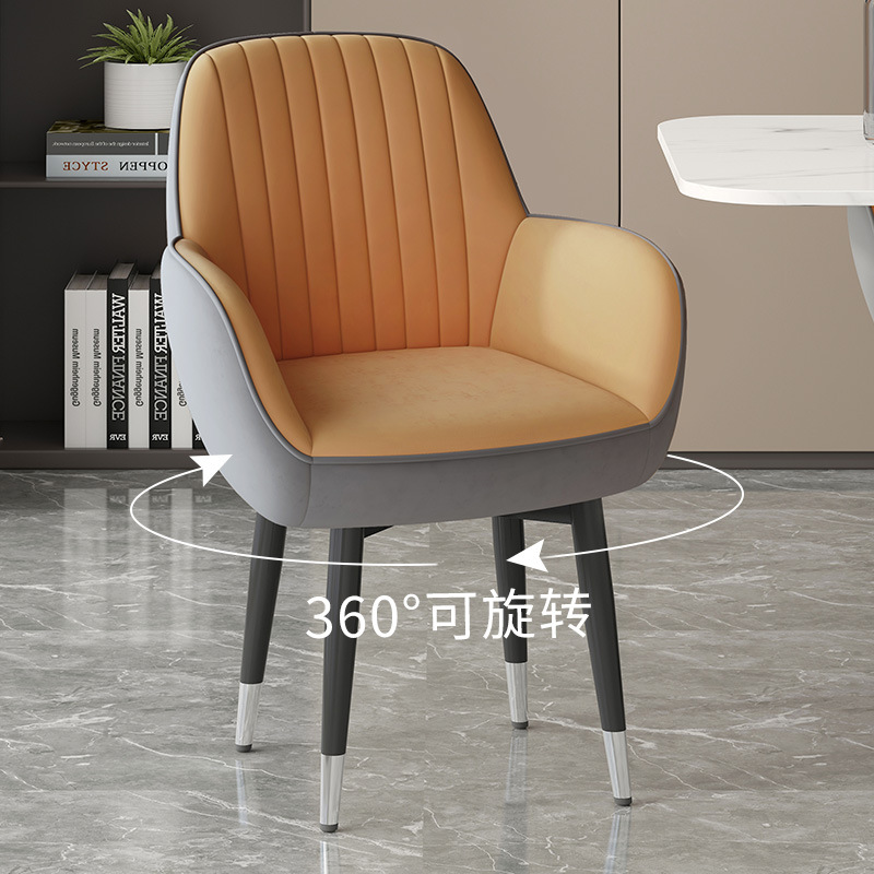 전면 샴페인 컬러 [벨벳] 블랙 실버 탄소강 회전 가능