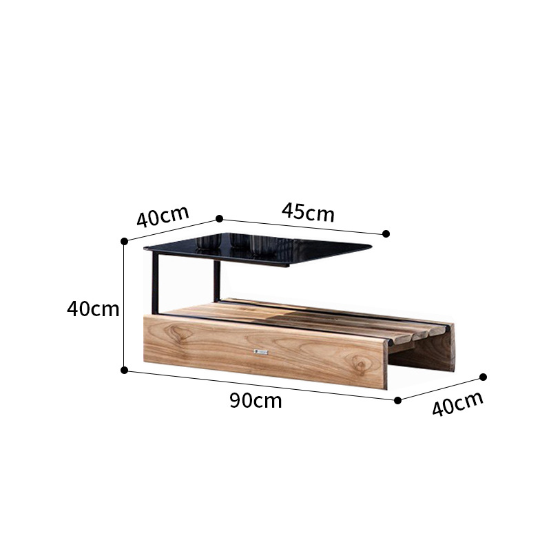 Sofá de ratán de teca al aire libre, patio, balcón al aire libre, jardín, ocio, hotel, muebles creativos de madera maciza