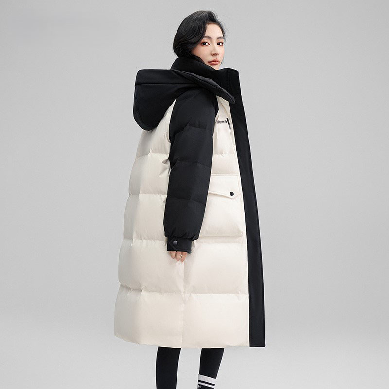 Ropa de invierno 2025, nueva moda de mujer, moda coreana, abrigo cálido casual de color grueso image 5