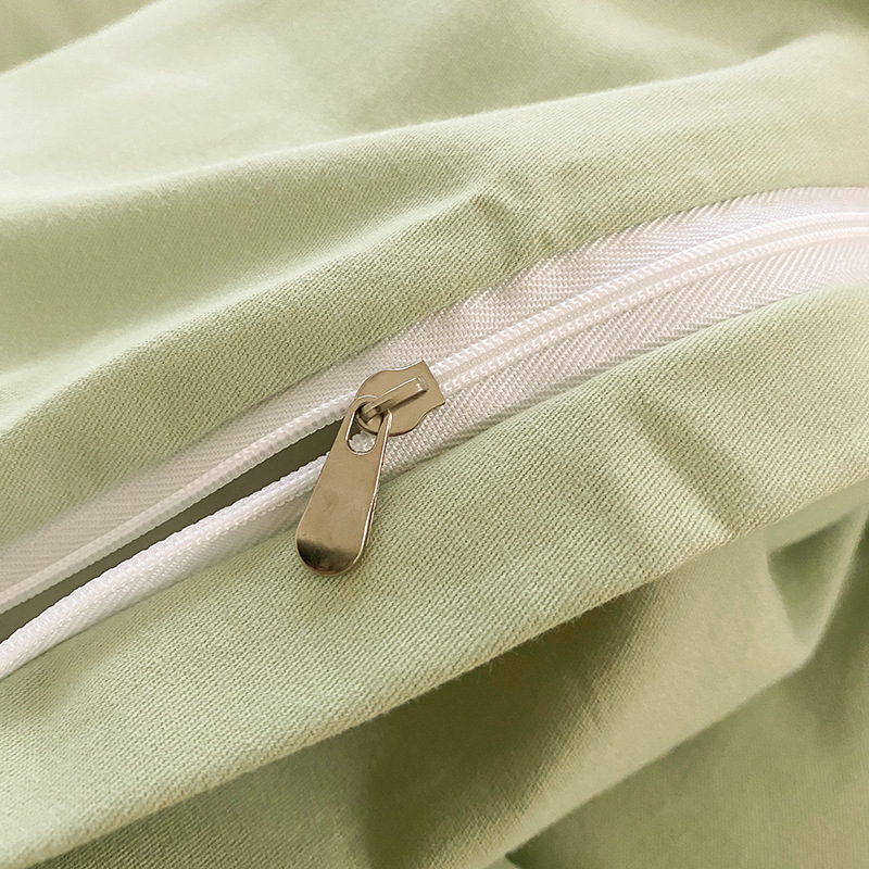 Materno y niño de grado de otoño e invierno Clase A de algodón cepillado edredón cubierta cama simple de cuatro piezas edredón de algodón dormitorio conjunto de tres piezas