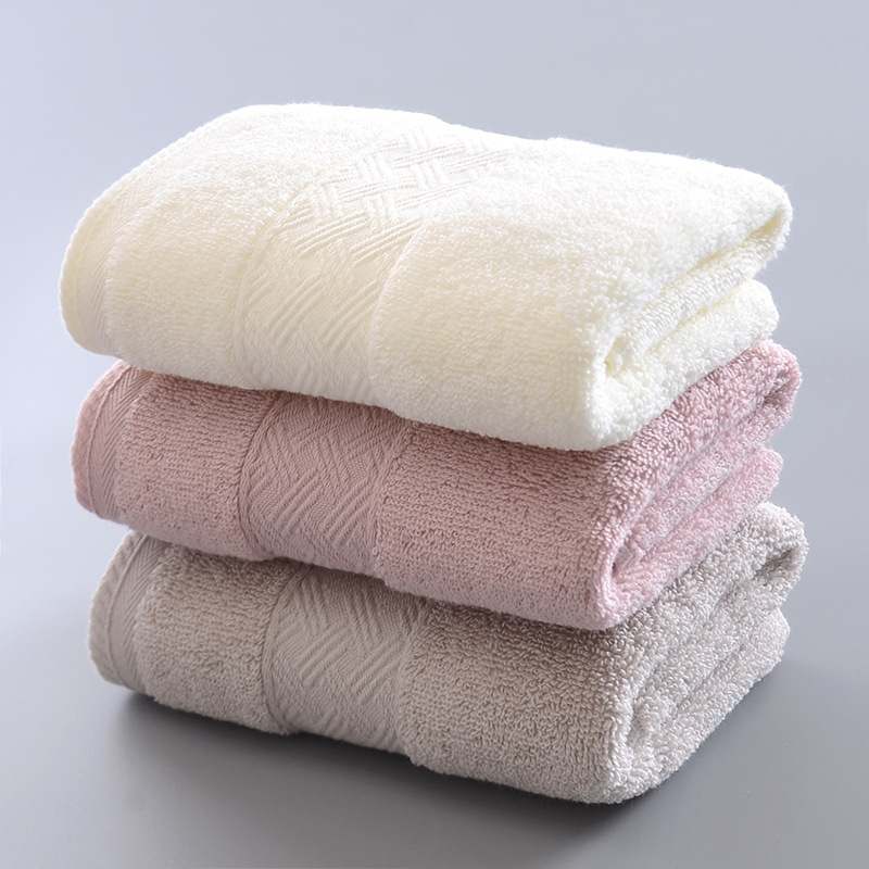 Langstapeliges Baumwollhandtuch, reine Baumwolle, dick, für Erwachsene, weich und saugfähig, geeignet zum Gesichtwaschen, Geschenkidee_voghion.com