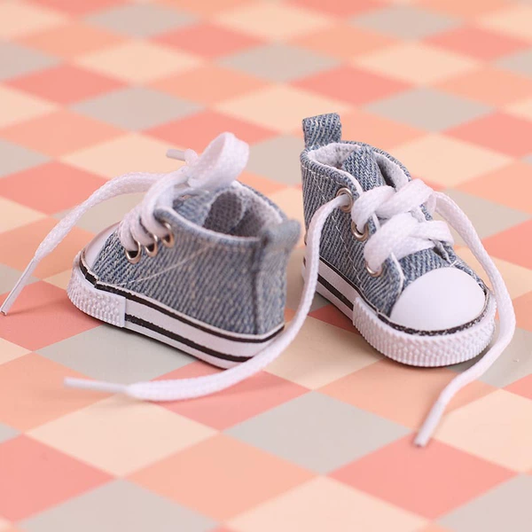 Cotton blue denim doll