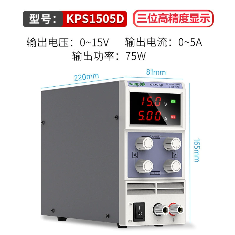 Фиксированный тест KPS3010DF, регулируемый регулируемый источник питания постоянного тока, ремонт ноутбука, зарядка стареющей батареи 30 В