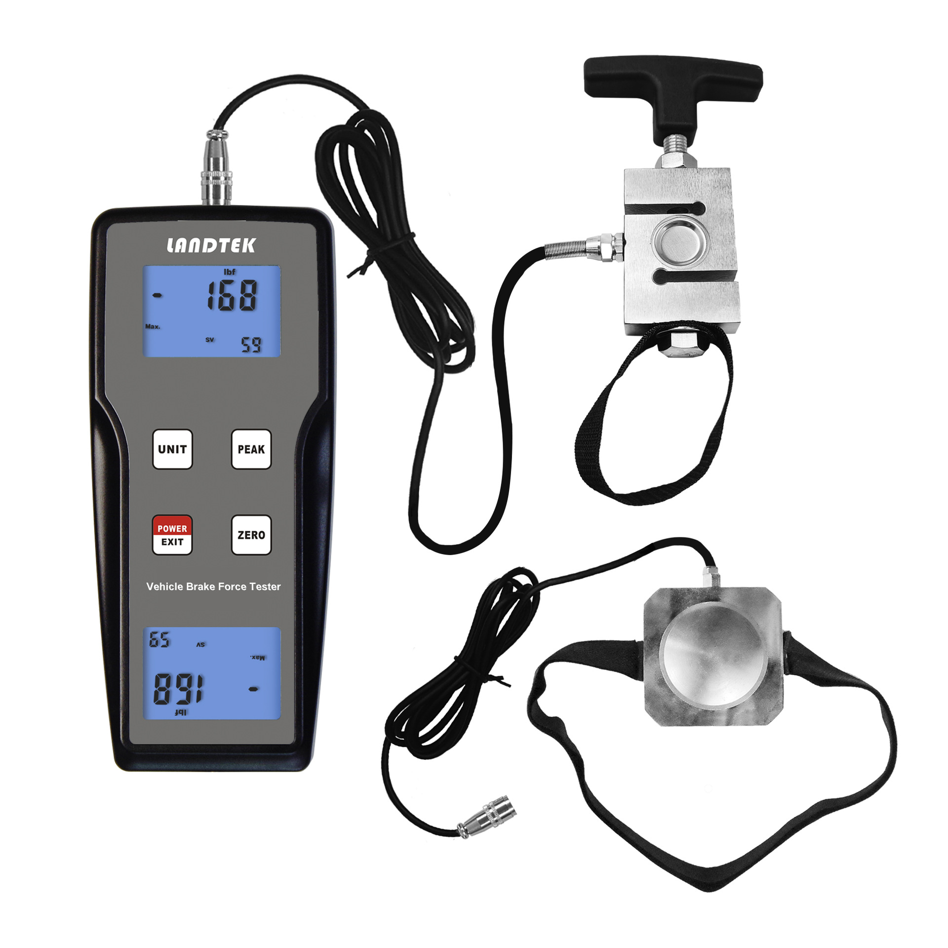 FM-204PB踏板力手刹力测试仪是用于测定各种机动车制动踏板力值