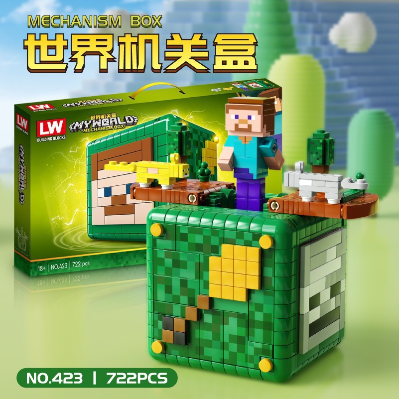 Compatible with Le Gaogle 423 My World Machine Series Customs Box…