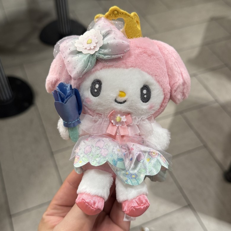 心意绽放挂件仙女棒皇冠库洛米小羊美乐蒂猫咪毛绒公仔少女包挂饰|undefined
