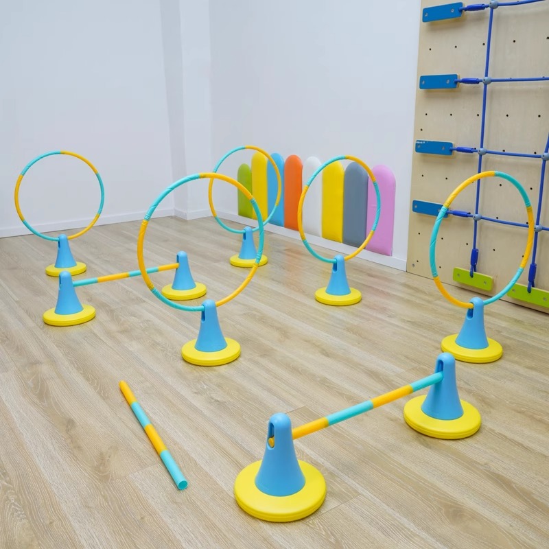 Vientiane nuevo juego taburete de un ángulo perforación juguetes físicos equipos de entrenamiento sensorial para niños pequeños deportivos al aire libre barracas