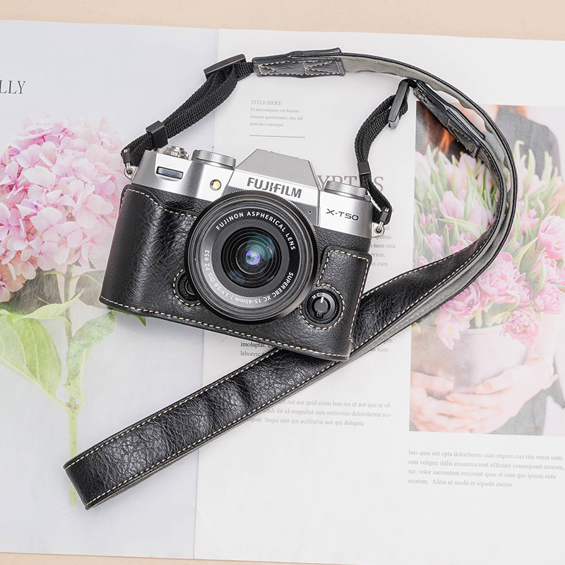 Funda protectora Fuji XS20 Bolsa para cámara XS10 Funda de cuero de segunda generación XH2S Bolsa base XT5X100VI Accesorios
