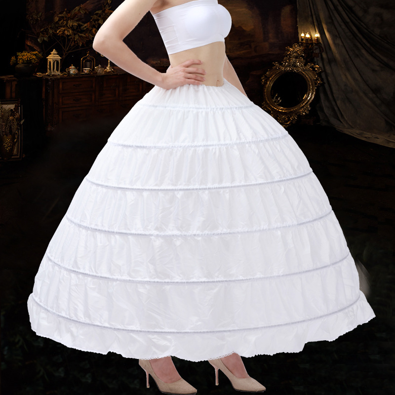 Wholesale six steel pettiskirt, wedding...