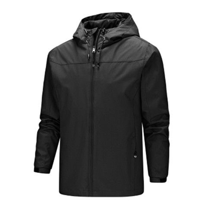 Spring, Autumn, and Winter Charge Thin Hooded Windbreaker Windproond Waterproof Outdoor Men's Tactical Soft Shell Coat_voghion.com