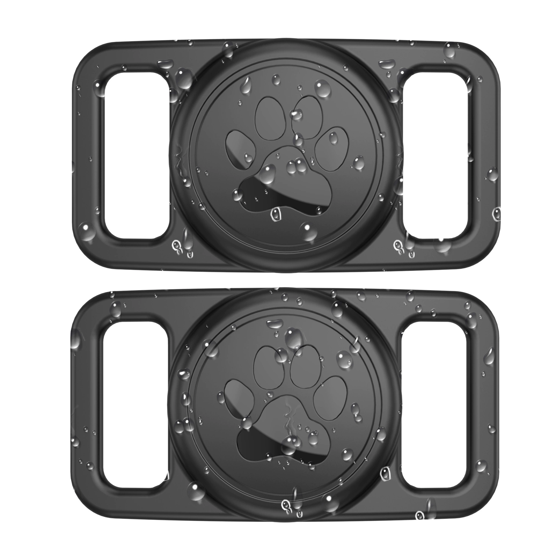 Подходит для домашних кошек и собак. Защитный чехол Apple AirTag. Силиконовый защитный чехол для ошейника для домашних животных с локатором Apple.