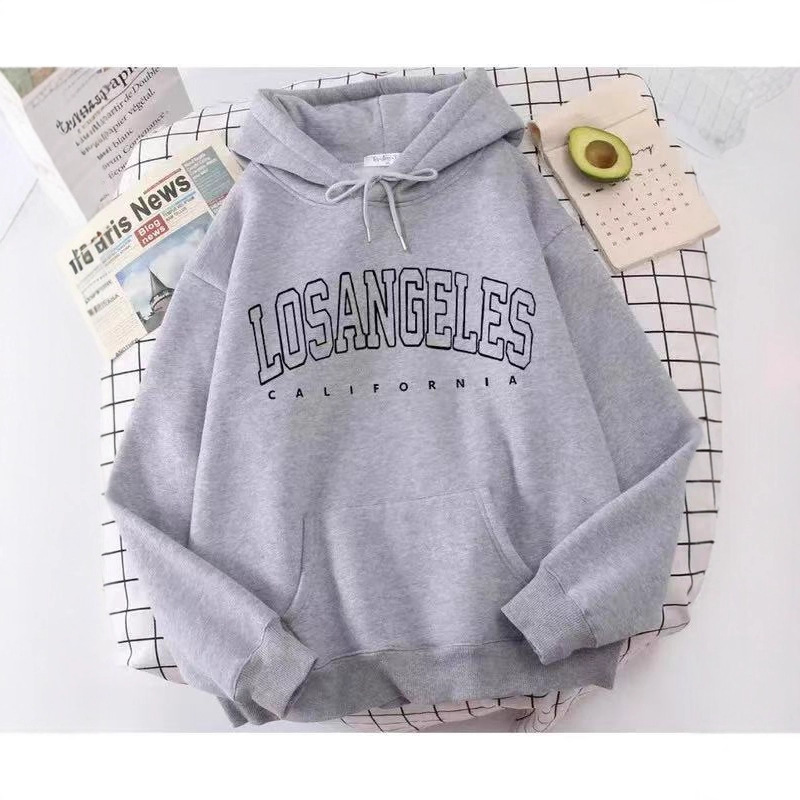 Cross-Border 2025 New Spring and Autumn Trendy Brand Hooded Sweatshirt Printed Loose Unisex Top Women's Trendy Wholesale