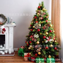 6 件装圣诞松针浆果松果礼品包装装饰圣诞树圣诞节酒店家居装饰