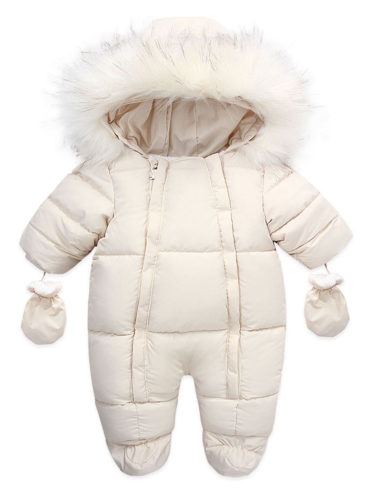 Transfronteriza otoño y el invierno Del Mono Del Bebé Cuello de Piel mameluco de los niños engrosada ropa de bebé mameluco del bebé caliente