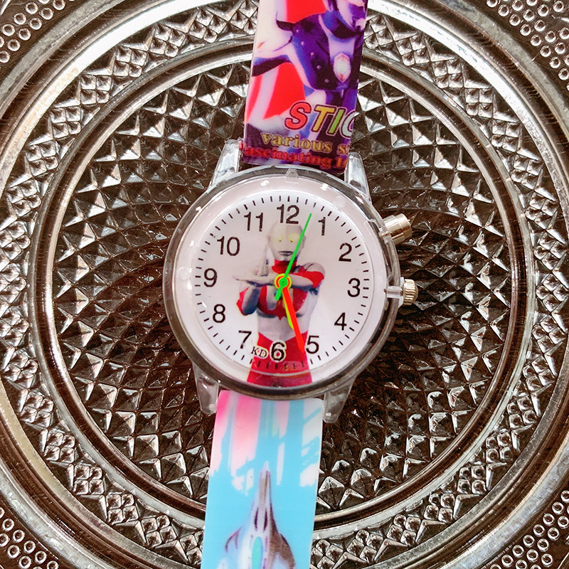 Aisha Niña de dibujos animados impreso reloj de cuarzo luminoso 2023 reloj para niños lindos al por mayor de suministro transfronterizo