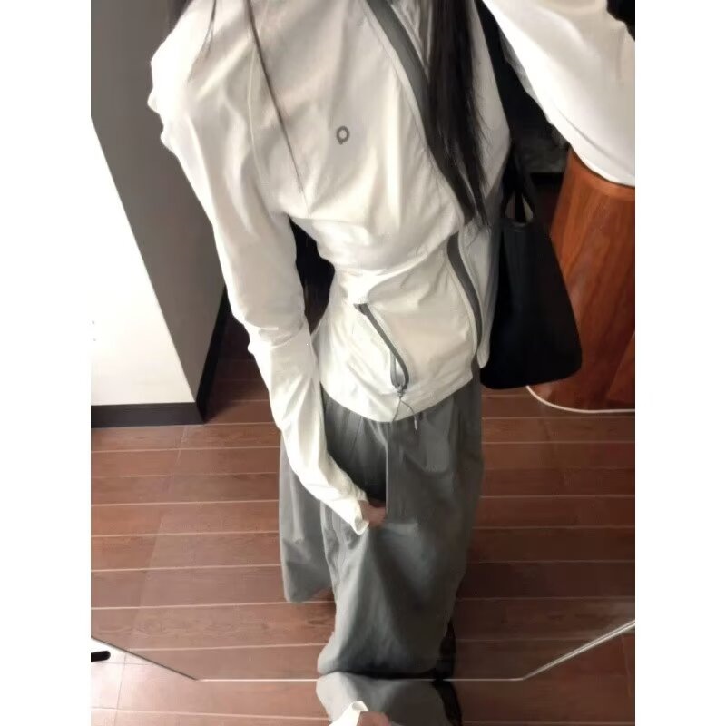 慵懒修身男女立领运动外套秋修身休闲长袖跑步健身户外训练服新款
