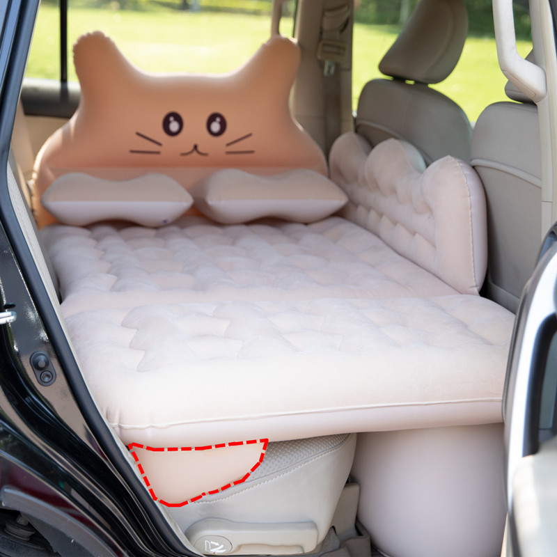 Vehicle-mounted inflatable bed, luftikid Mattress SUV Sedan - v-cat-beige-with-leveling