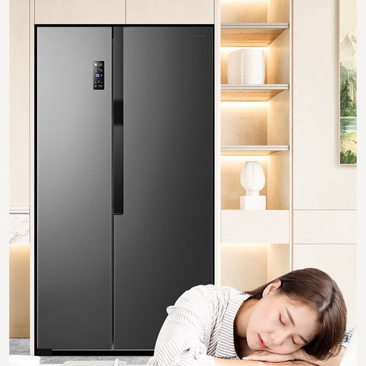 608-Liter Large Capacity Bcd-608Wd18Hp First-Class Energy Efficiency Air-Cooled Frost-Free Inverter Side-By-Side Refrigerator