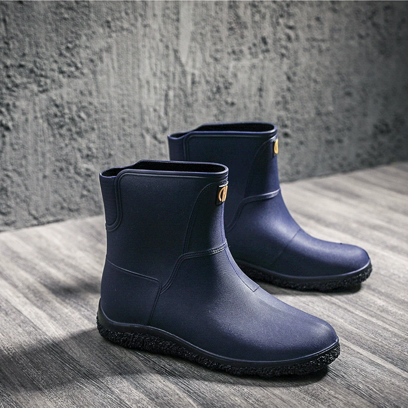 Footwear, fashionable non-slip boots, fleece work shoes, mid-length, (Cross-border trading)