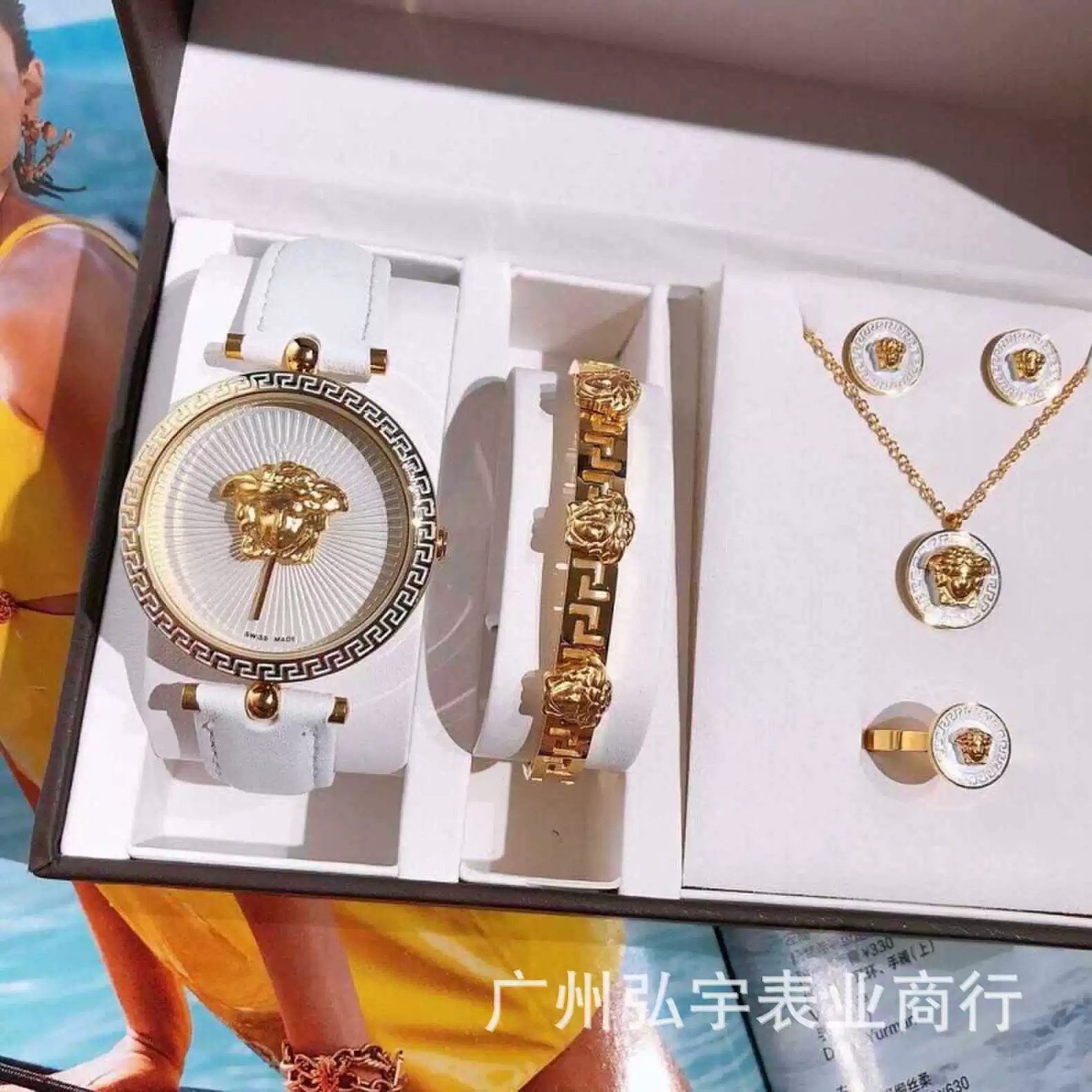 Accessory stainless steel, quartz set, watch