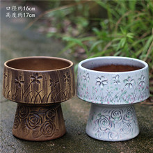 宜兴紫砂花盆创意家居简约陶瓷多肉大花盆家用造型现代阳台盆景盆