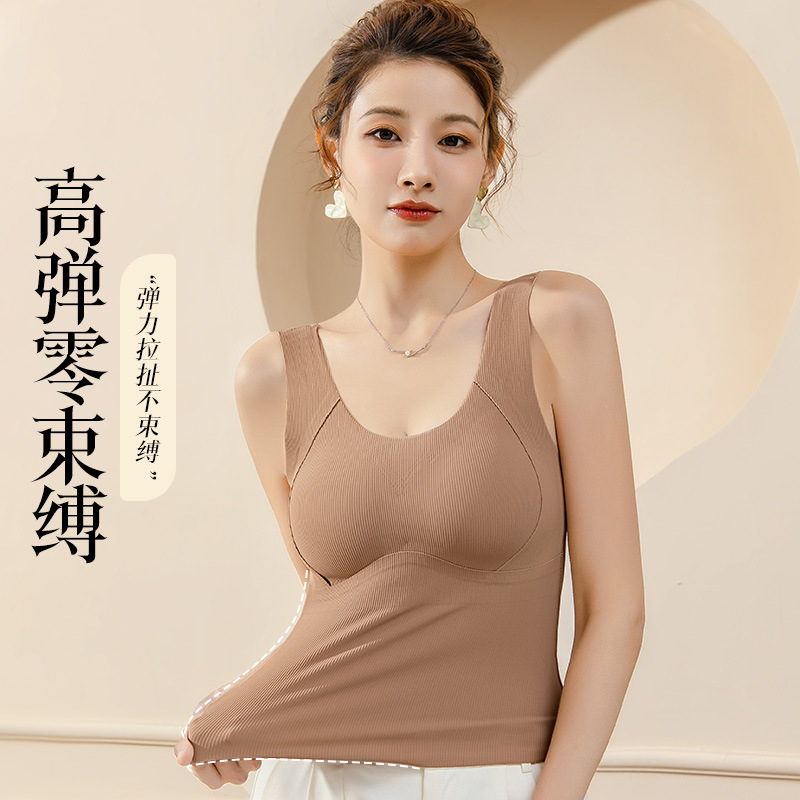 Long silk tank top