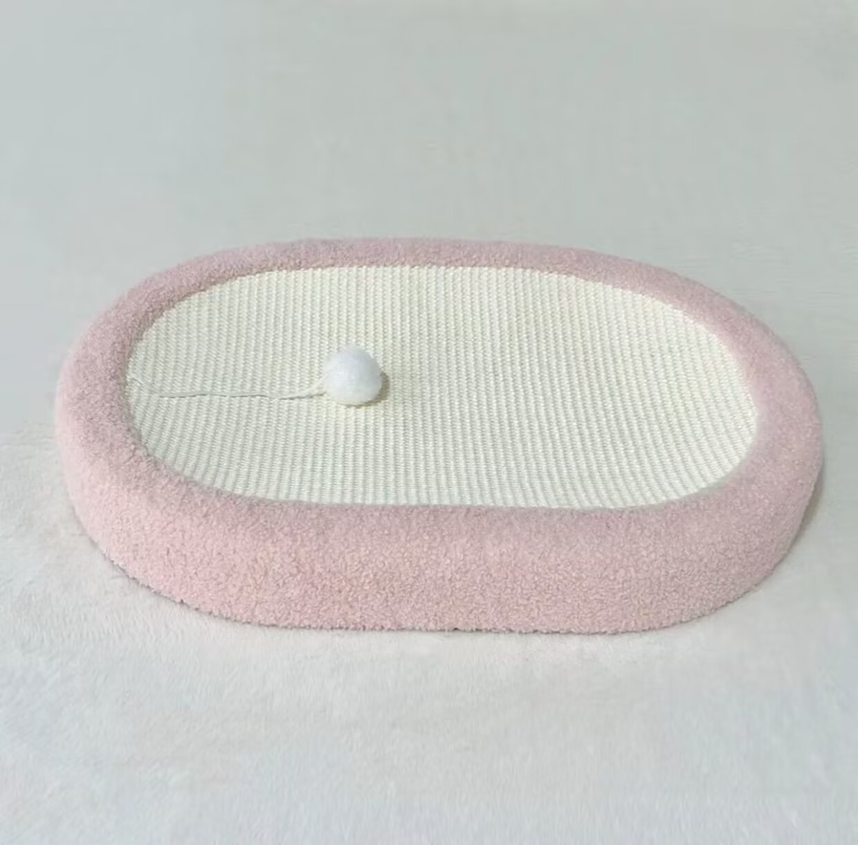 Sisal gato rascarse integrado tablero de arena para gatos resistente al desgaste anti-chip garra de gato resistente a los arañazos placa cuenca gato rascarse tablero oval gato pulido garra