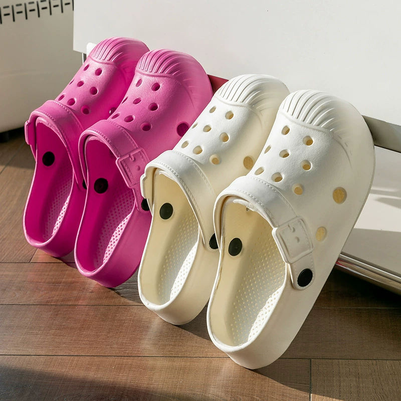 Ступать на дерьмовые туфли для женщин 2025 лето EVA новый повседневный внешний вид носить нескользящие толстые подошвы не вонючие ноги холодный человек