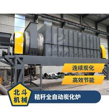 玉米秸秆大型无烟炭化设备 气化热解技术 卧式多功能连续炭化炉