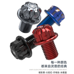 Electric vehicle rearview mirror screw modification suitable for Suzuki motorcycle rearview mirror screw 250NK mirror base screw cover