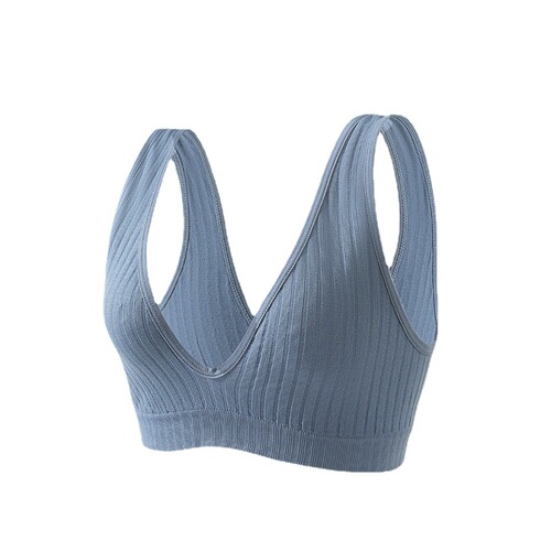 Alibaba.com French-style cross-border deep V large size women's sports yoga binding bra no trace beautiful back factory direct sale wholesale