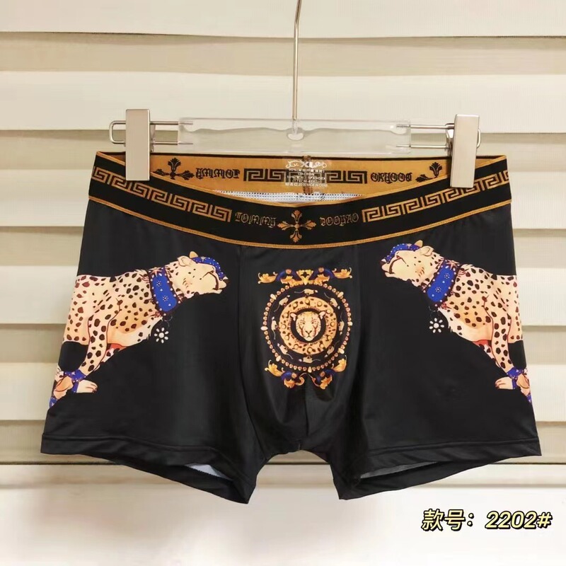 New Tommy Duyao Fashion Brand Printed Men's Underwear Ice Silk Refreshing Summer Fashion Boxer Men's Underwear Breathable