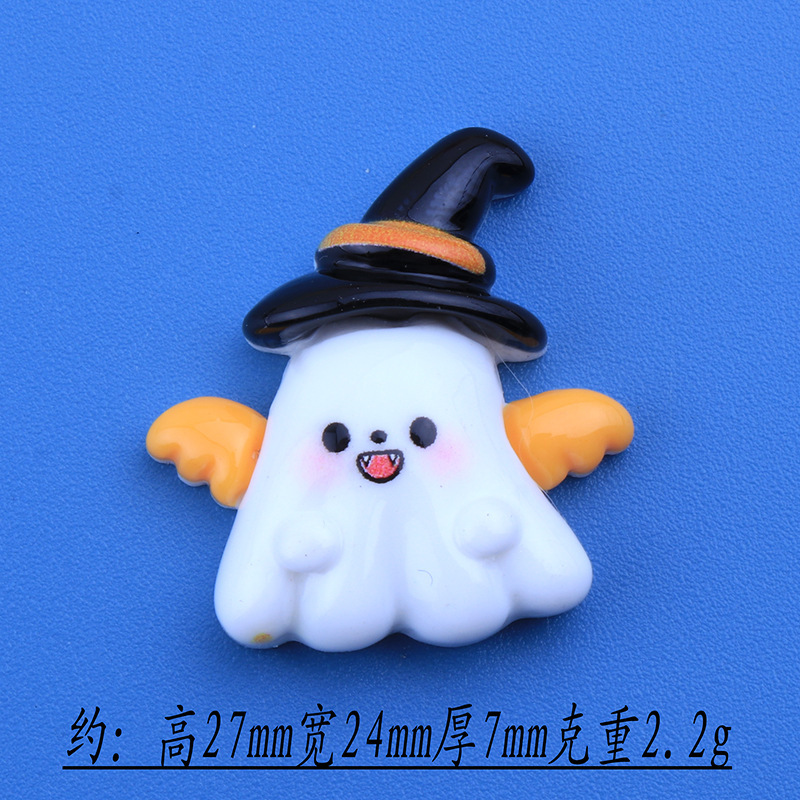 髪のひものヘアピンの冷蔵庫はキーホルダーの材料を貼ってアニメの新型のハロウィンの幽霊の装飾品の樹脂の部品を卸売りします。|undefined