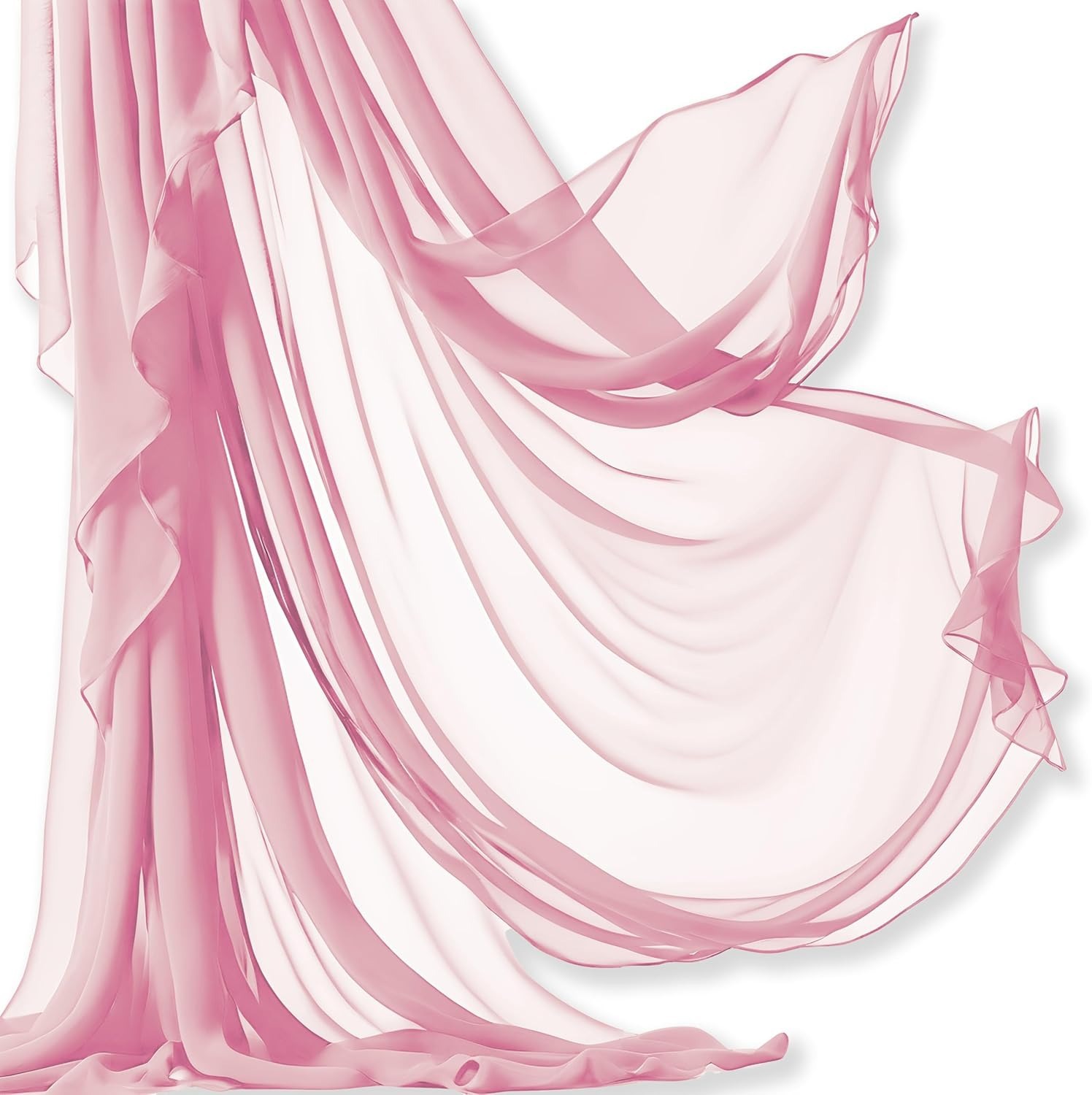 Velo de arco para boda, cortina de boda, velo de belleza, decoración para eventos al aire libre, camino de mesa, estilo europeo con perlas