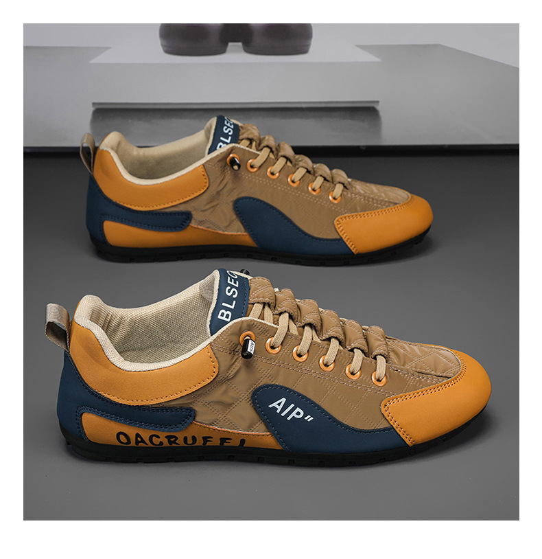 Herrenschuhe Herbst Atmungsaktives Mesh Forrest Gump Sportschuhe Boardschuhe Ein-Pedal Weiche Sohle Rutschfest Herren Xiaobai Fahr-Freizeitschuhe_voghion.com